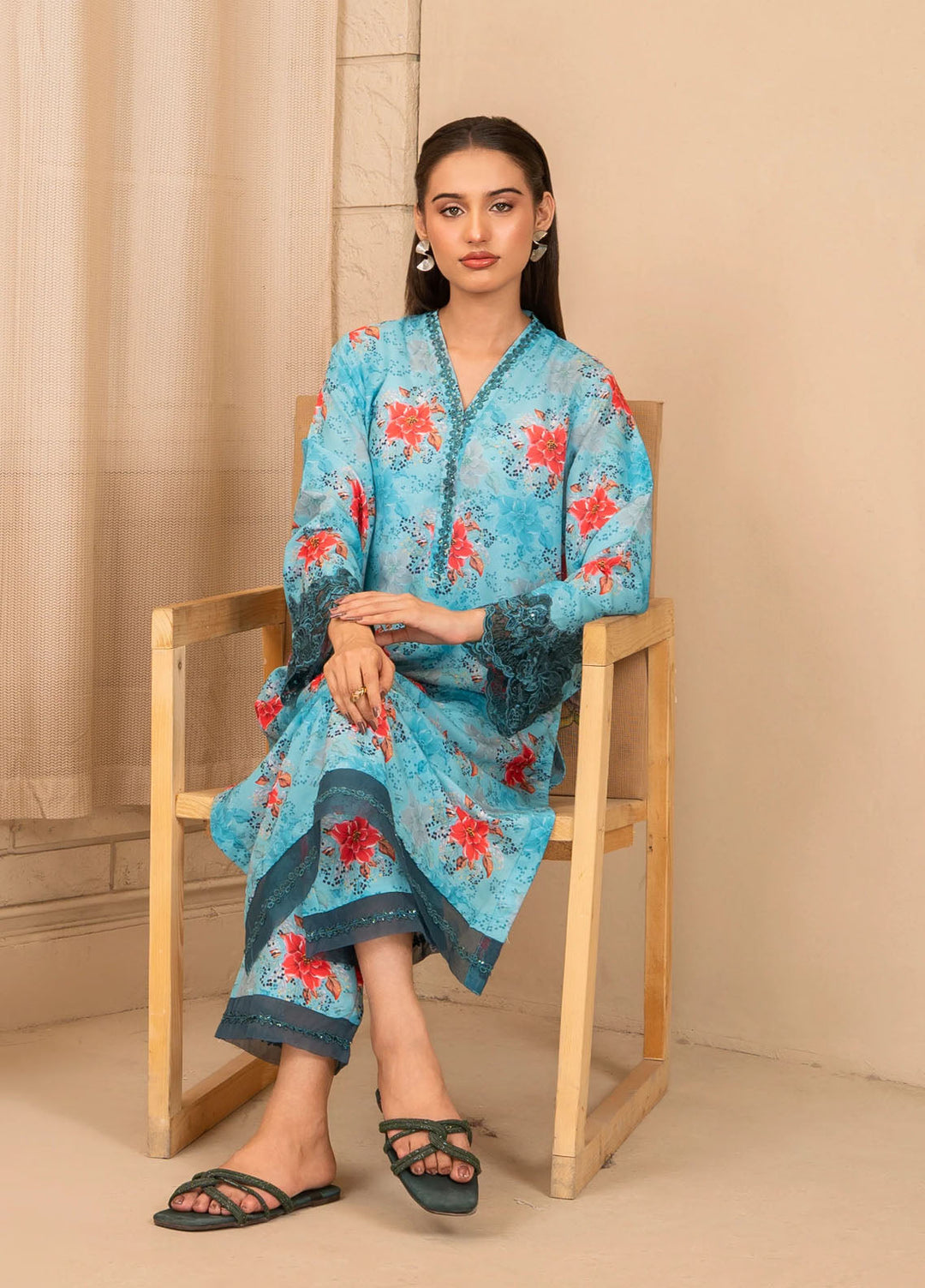 Leena Fatima Pret Printed Cambric 2 Piece Suit LF-SS25-05
