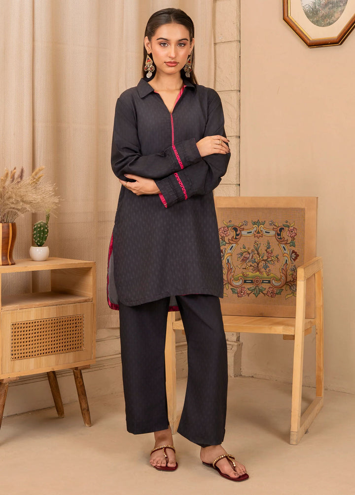 Leena Fatima Pret Solid Cambric 2 Piece Suit LF-SS25-09