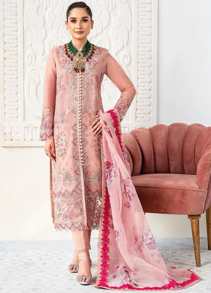 Lehriya By Meeral Embroidered Organza Suits Unstitched 3 Piece MRL24L Amia - Formal Collection