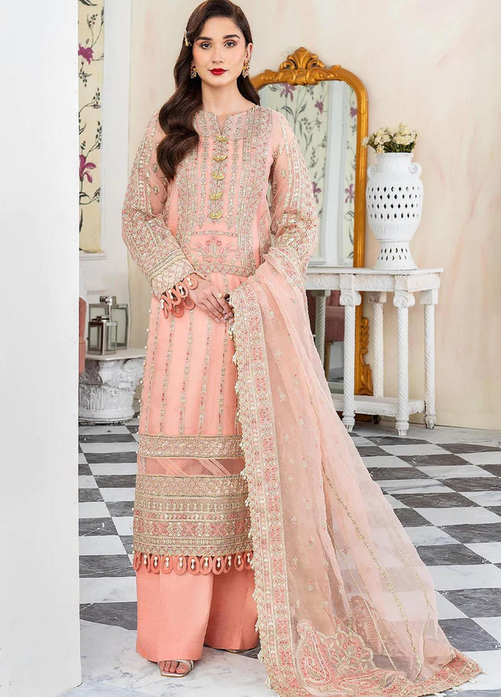 Lehriya By Meeral Embroidered Organza Suits Unstitched 3 Piece MRL24L Taneez - Formal Collection