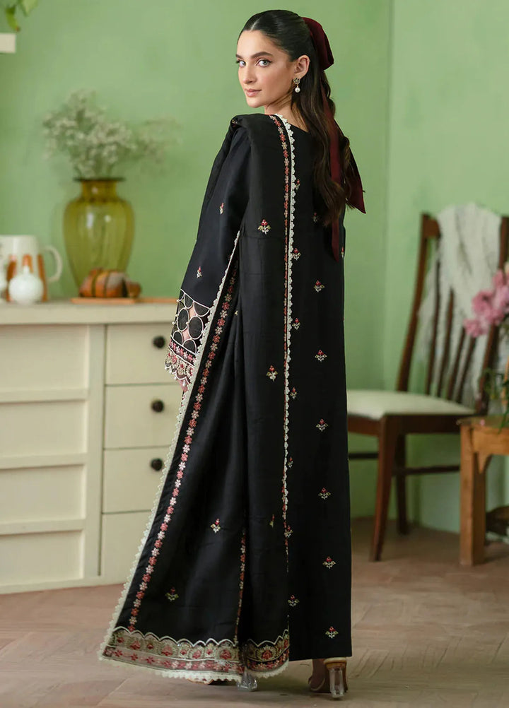 Leila by Mahnur Embroidered Khaddar Suit Unstitched 3 Piece MN24L Bianca - Winter Collection