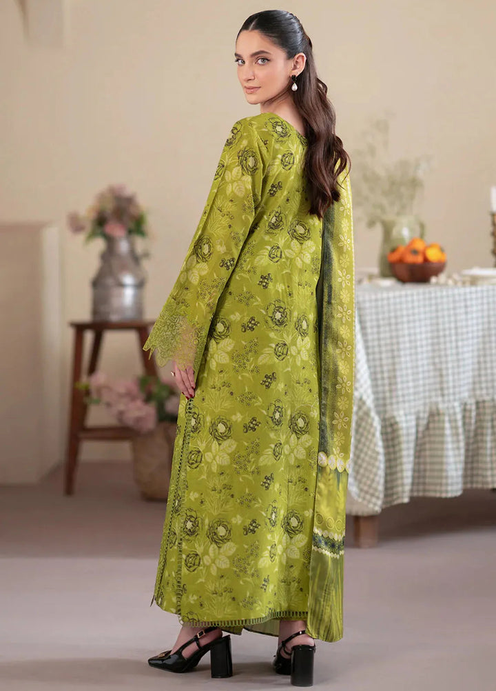 Leila by Mahnur Embroidered Khaddar Suit Unstitched 3 Piece MN24L Cedar - Winter Collection