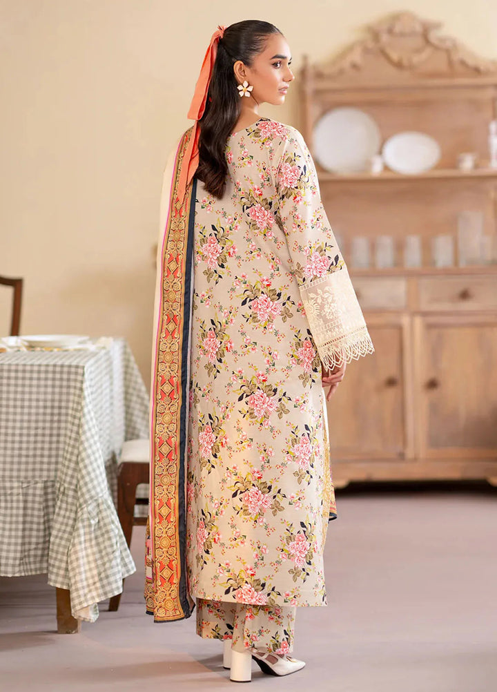 Leila by Mahnur Embroidered Khaddar Suit Unstitched 3 Piece MN24L Floret - Winter Collection