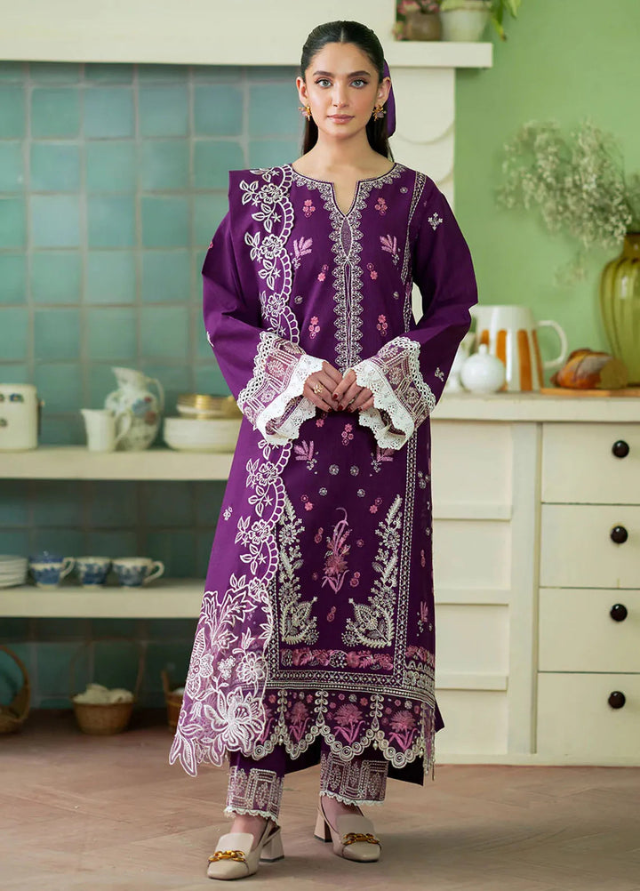 Leila by Mahnur Embroidered Khaddar Suit Unstitched 3 Piece MN24L Rhea - Winter Collection
