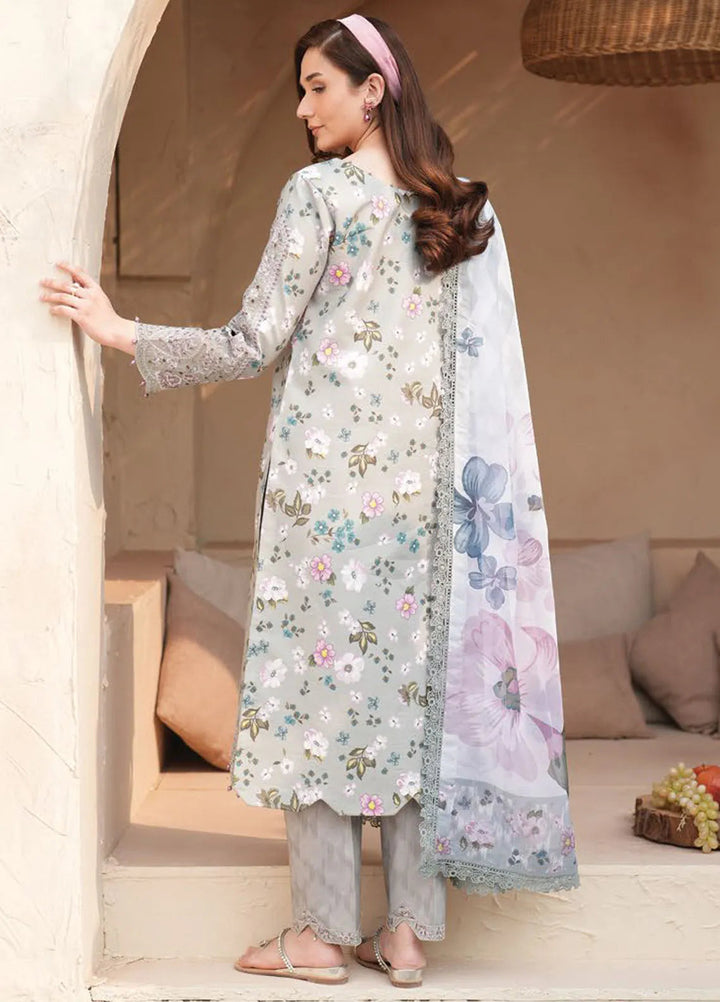 Levana by Alizeh Fashion Embroidered Lawn Suits Unstitched 3 Piece AFB25L D-7022 Cinder - Summer Collection