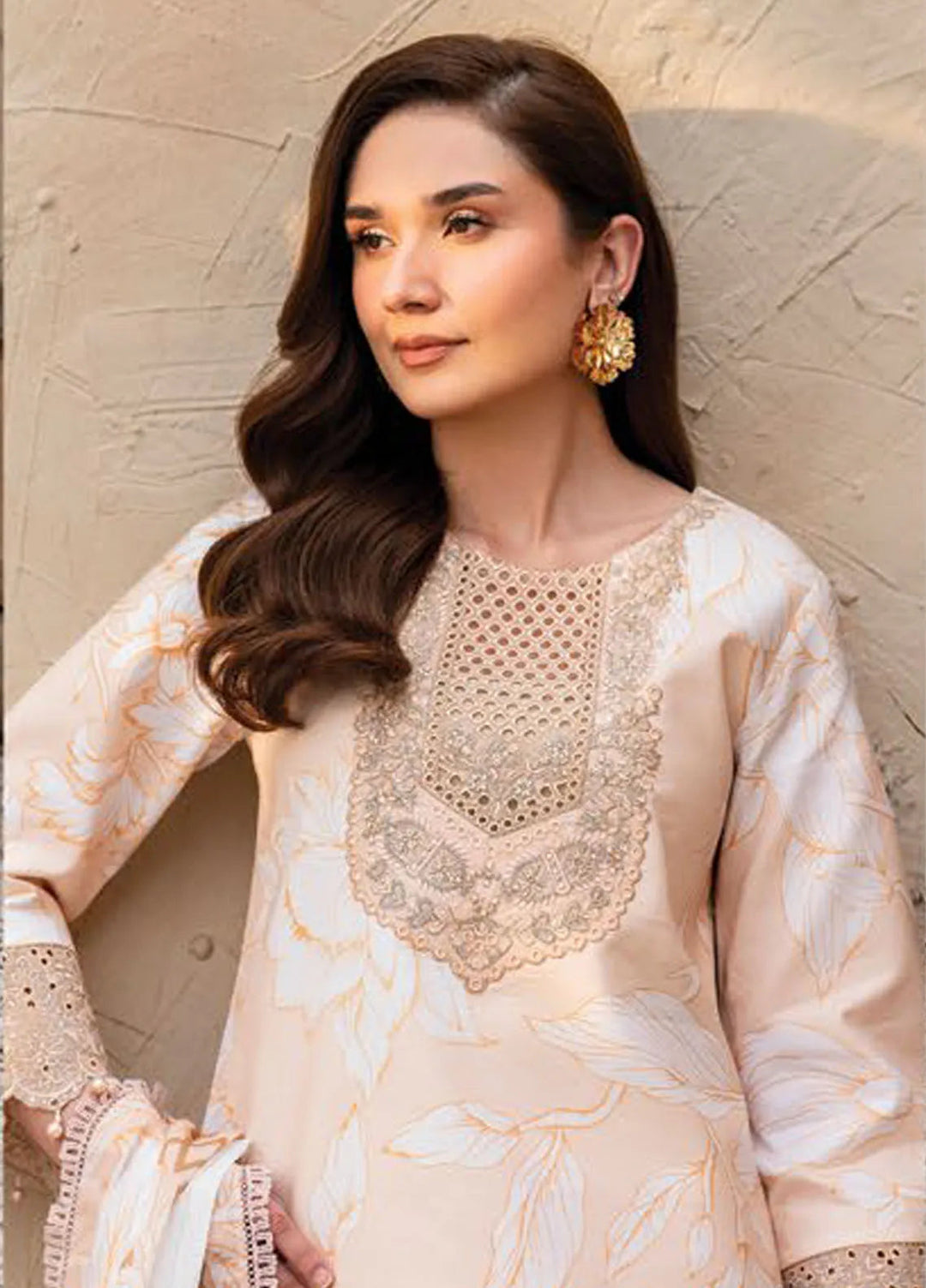 Levana by Alizeh Fashion Embroidered Lawn Suits Unstitched 3 Piece AFB25L D-7023 Kaai - Summer Collection