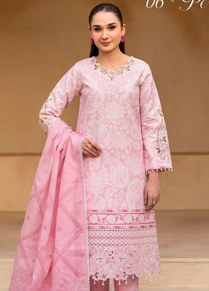 Levana by Alizeh Fashion Embroidered Lawn Suits Unstitched 3 Piece AFB25L D-7026 Perla - Summer Collection