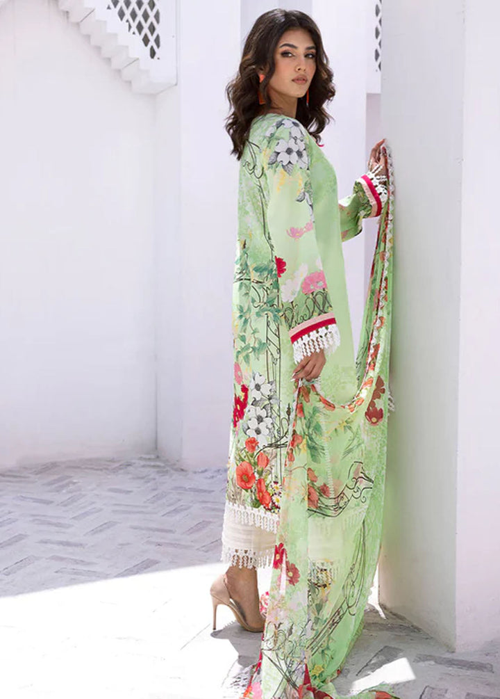 Leya by Roheenaz Embroidered Lawn Suits Unstitched 3 Piece RNZ24L RNZ-05A Jungle Jive - Spring Summer Collection