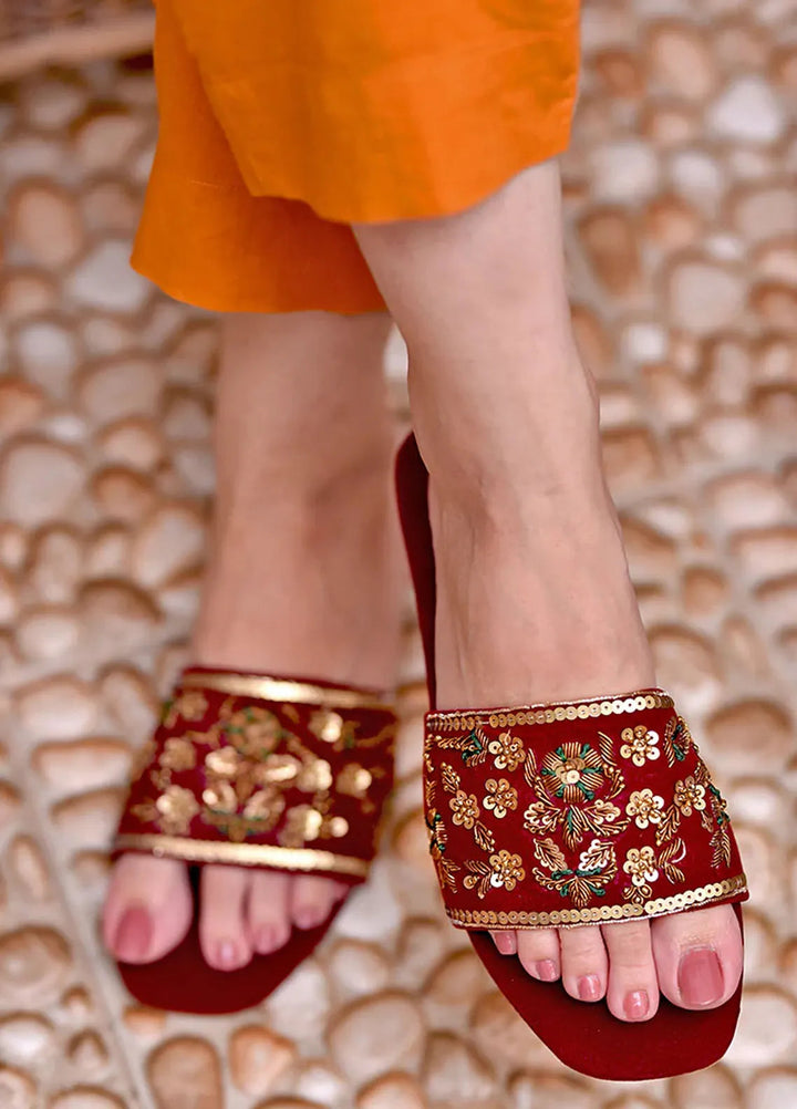 Libaas by Trj Festive Style Women Slipper Radiant Rose