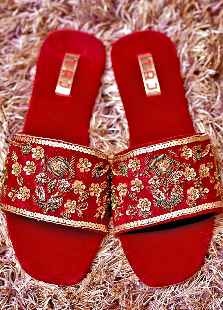 Libaas by Trj Festive Style Women Slipper Radiant Rose