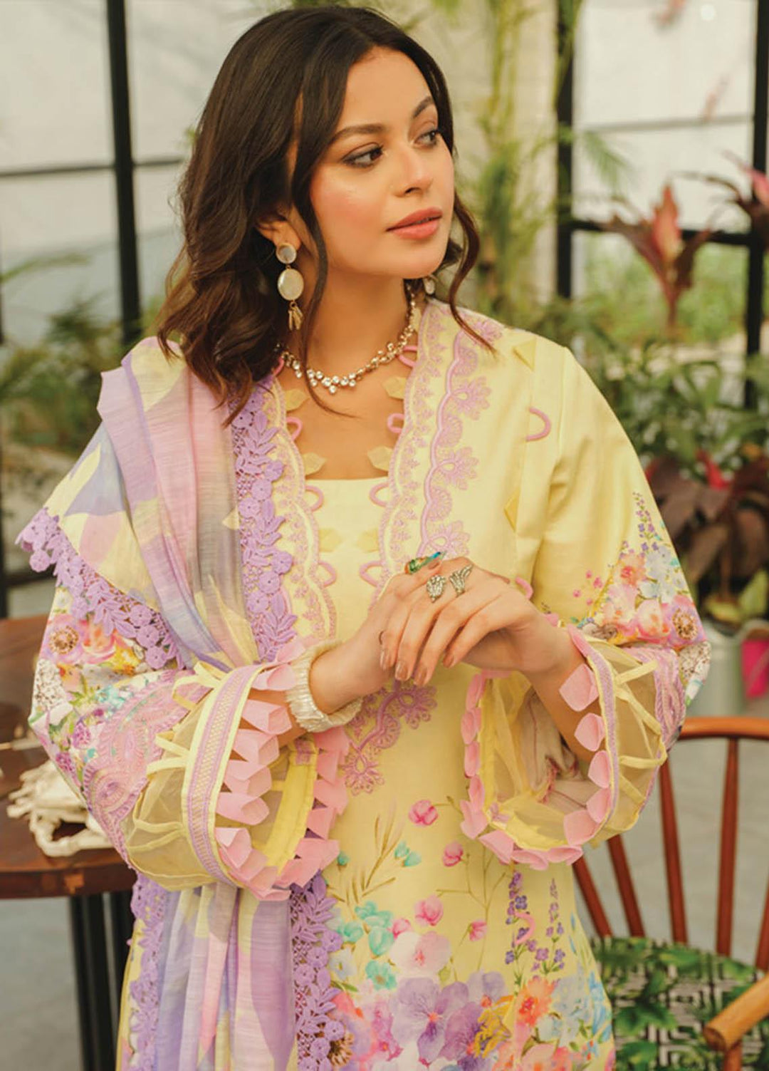 Lifestyle By Rang Rasiya Embroidered Lawn Suits Unstitched 3 Piece RR23LL 02 Coral - Summer Collection