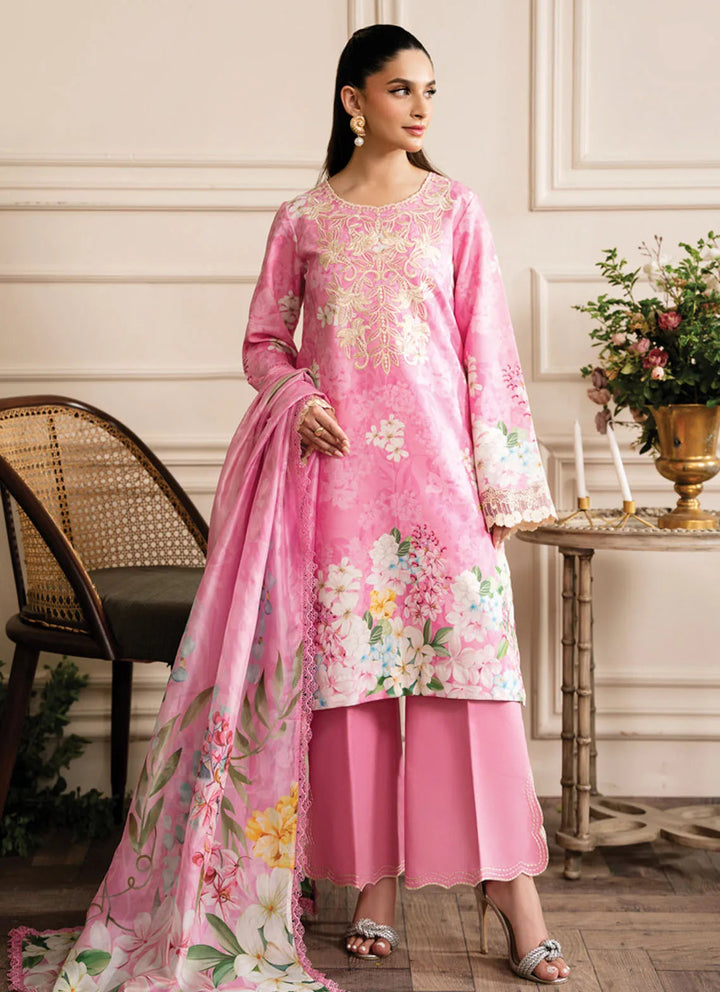 Lifestyle by Rang Rasiya Embroidered Lawn Suit Unstitched 3 Piece RR24LE Ekin - Summer Collection