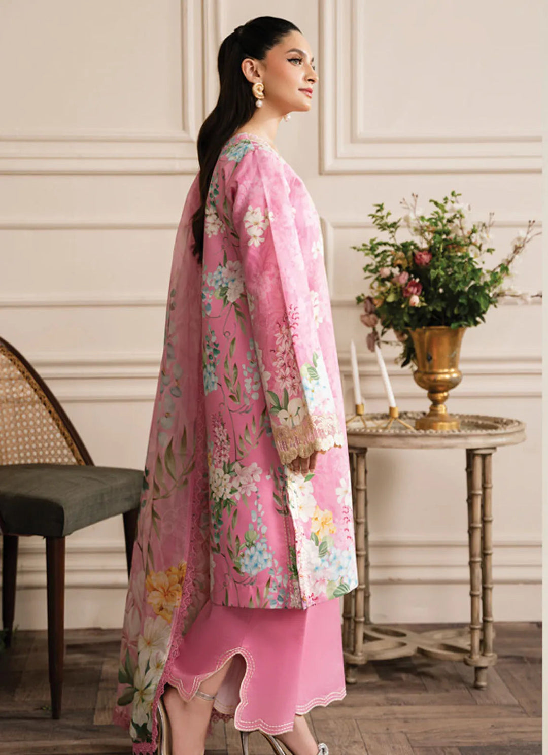 Lifestyle by Rang Rasiya Embroidered Lawn Suit Unstitched 3 Piece RR24LE Ekin - Summer Collection