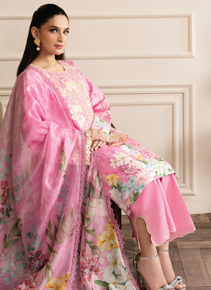 Lifestyle by Rang Rasiya Embroidered Lawn Suit Unstitched 3 Piece RR24LE Ekin - Summer Collection