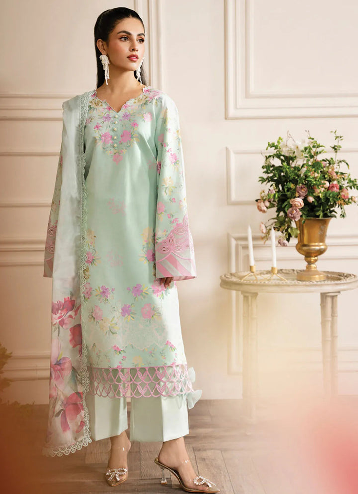 Lifestyle by Rang Rasiya Embroidered Lawn Suit Unstitched 3 Piece RR24LE Elysia - Summer Collection
