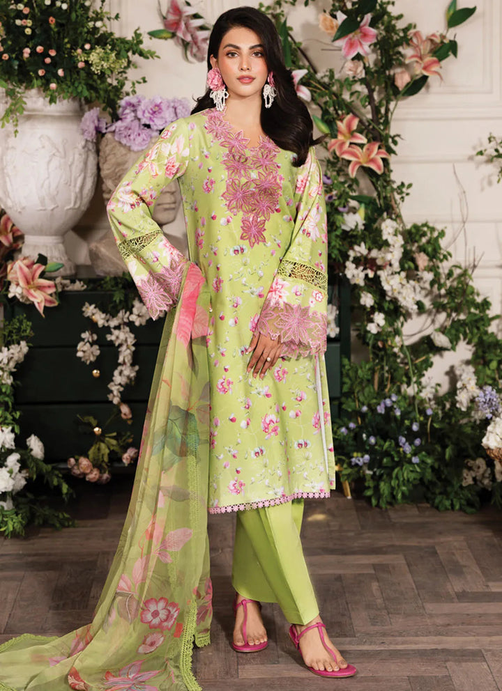 Lifestyle by Rang Rasiya Embroidered Lawn Suit Unstitched 3 Piece RR24LE Flora - Summer Collection
