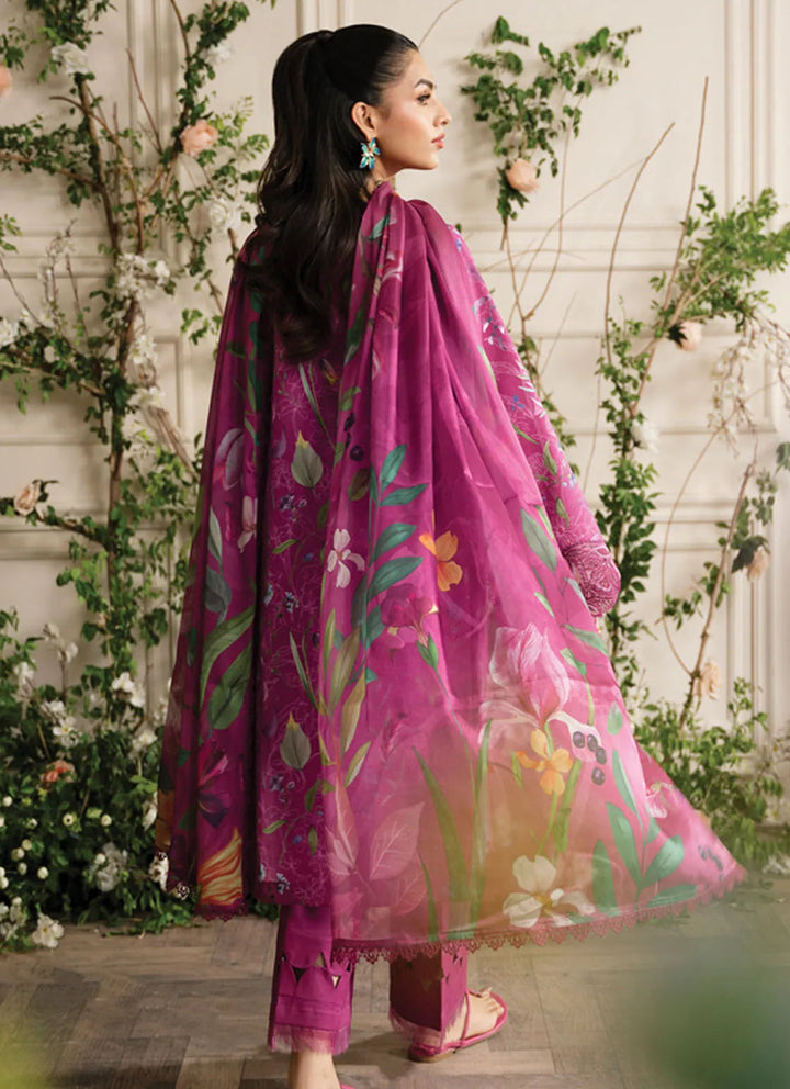 Lifestyle by Rang Rasiya Embroidered Lawn Suit Unstitched 3 Piece RR24LE Mirha - Summer Collection