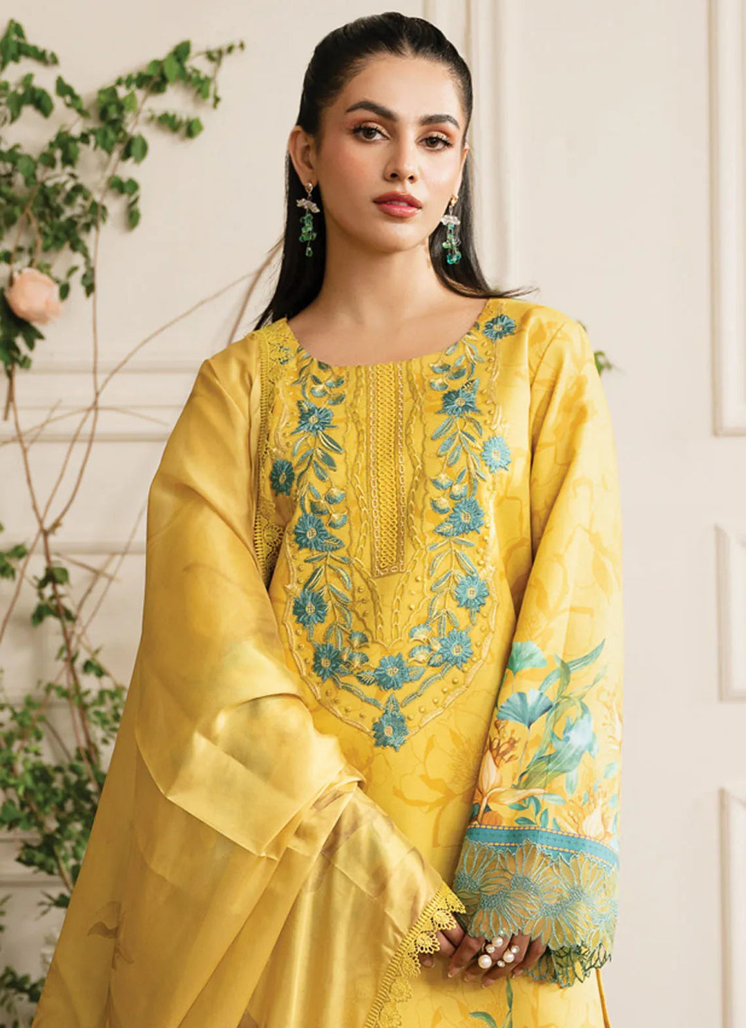 Lifestyle by Rang Rasiya Embroidered Lawn Suit Unstitched 3 Piece RR24LE Serena - Summer Collection