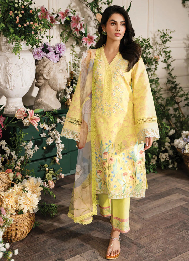 Lifestyle by Rang Rasiya Embroidered Lawn Suit Unstitched 3 Piece RR24LE Sun Kissed - Summer Collection