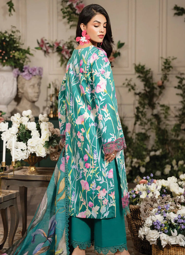 Lifestyle by Rang Rasiya Embroidered Lawn Suit Unstitched 3 Piece RR24LE Zeenal - Summer Collection