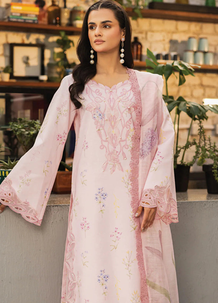 Lifestyle by Rang Rasiya Embroidered Lawn Suits Unstitched 3 Piece RR25LS D-02 Gardenia - Summer Collection