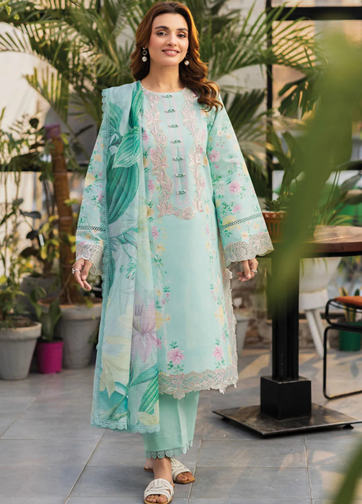 Lifestyle by Rang Rasiya Embroidered Lawn Suits Unstitched 3 Piece RR25LS D-05 Mellow - Summer Collection