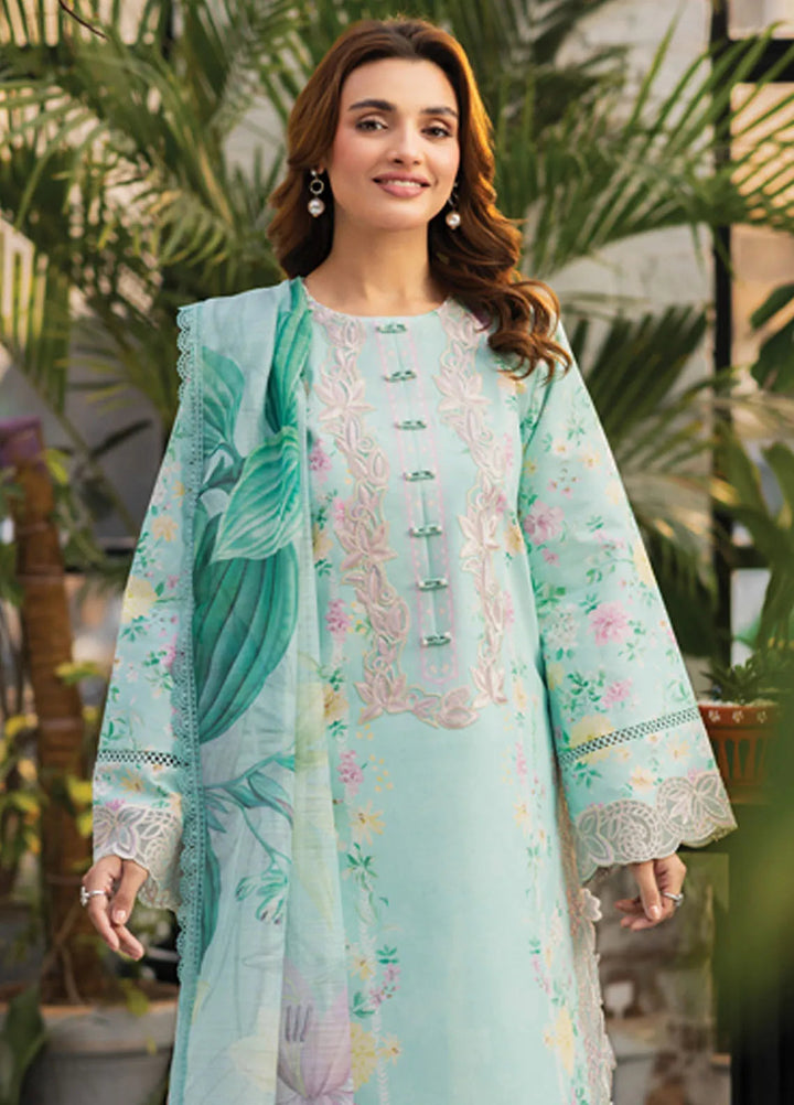 Lifestyle by Rang Rasiya Embroidered Lawn Suits Unstitched 3 Piece RR25LS D-05 Mellow - Summer Collection