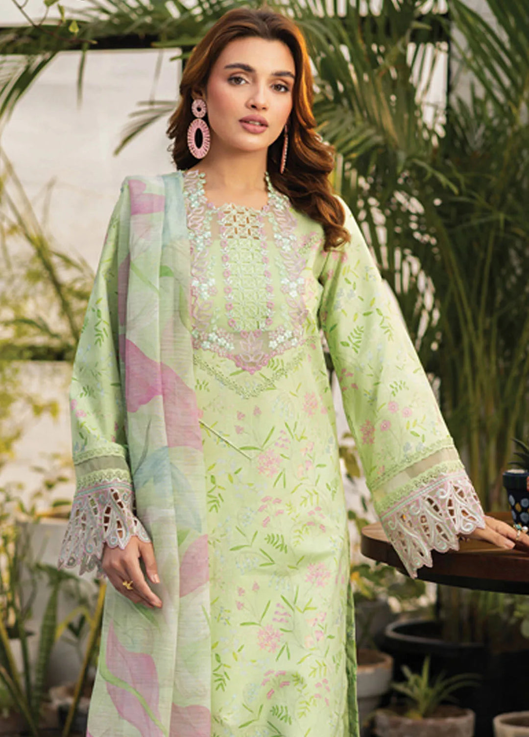 Lifestyle by Rang Rasiya Embroidered Lawn Suits Unstitched 3 Piece RR25LS D-06 Rosemary - Summer Collection