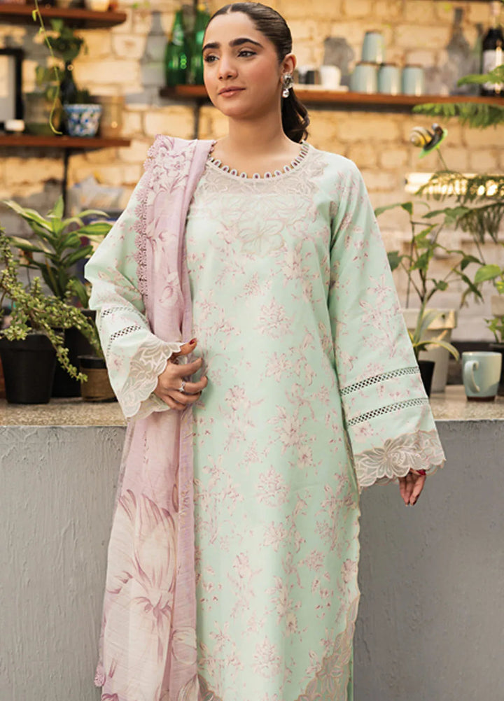 Lifestyle by Rang Rasiya Embroidered Lawn Suits Unstitched 3 Piece RR25LS D-10 Utopia - Summer Collection
