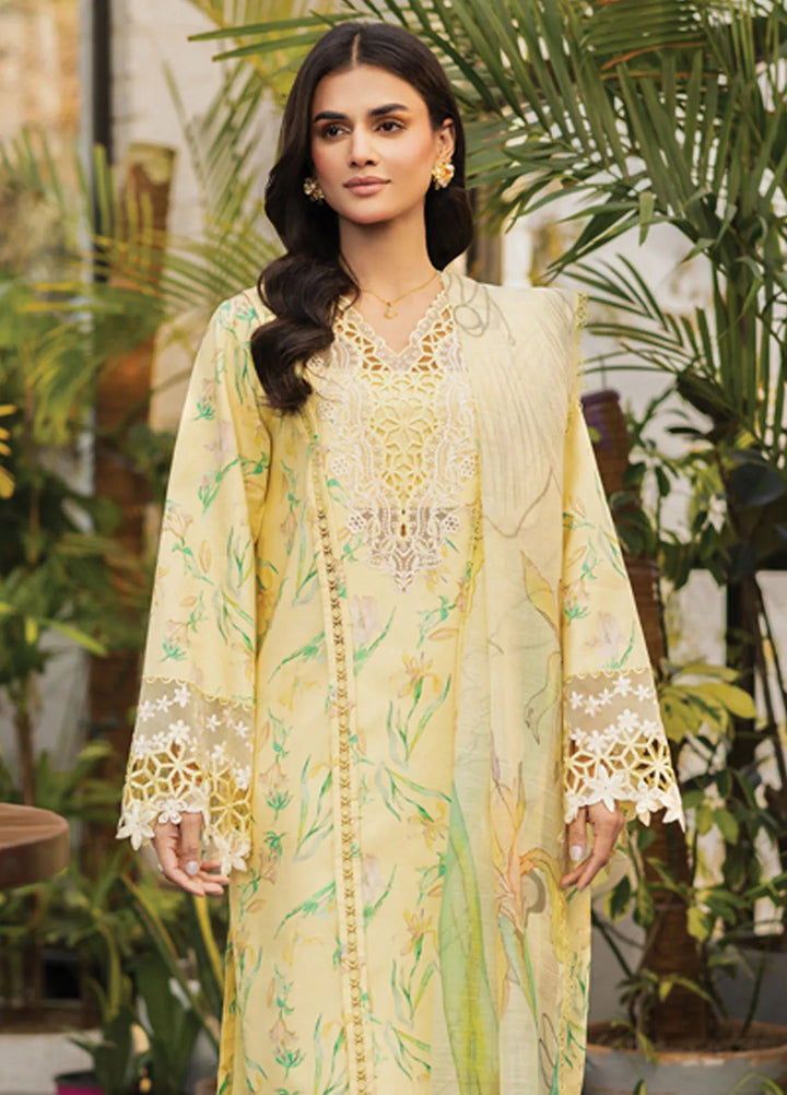 Lifestyle by Rang Rasiya Embroidered Lawn Suits Unstitched 3 Piece RR25LS D-11 Olivine - Summer Collection