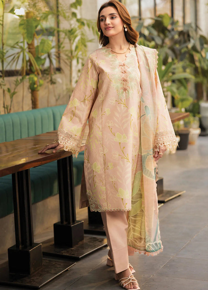 Lifestyle by Rang Rasiya Embroidered Lawn Suits Unstitched 3 Piece RR25LS D-14 Ivy - Summer Collection