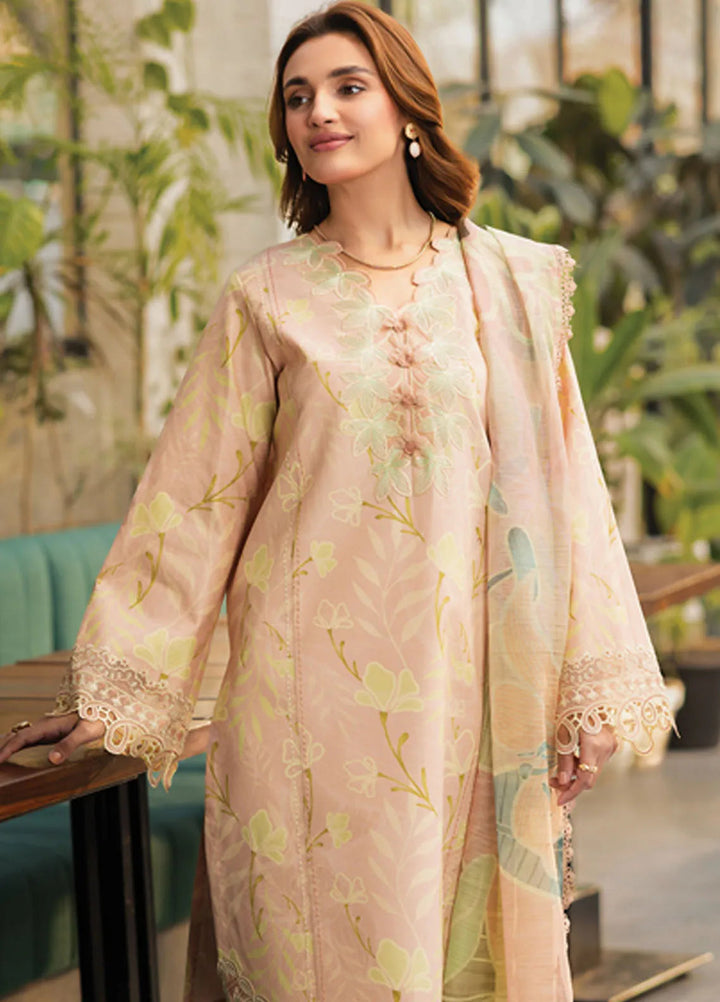Lifestyle by Rang Rasiya Embroidered Lawn Suits Unstitched 3 Piece RR25LS D-14 Ivy - Summer Collection