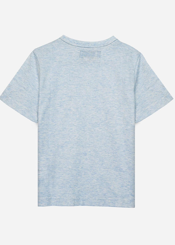 Brumano Cotton Casual T-Shirts for Boys -   Light Blue T-Shirt - Junior