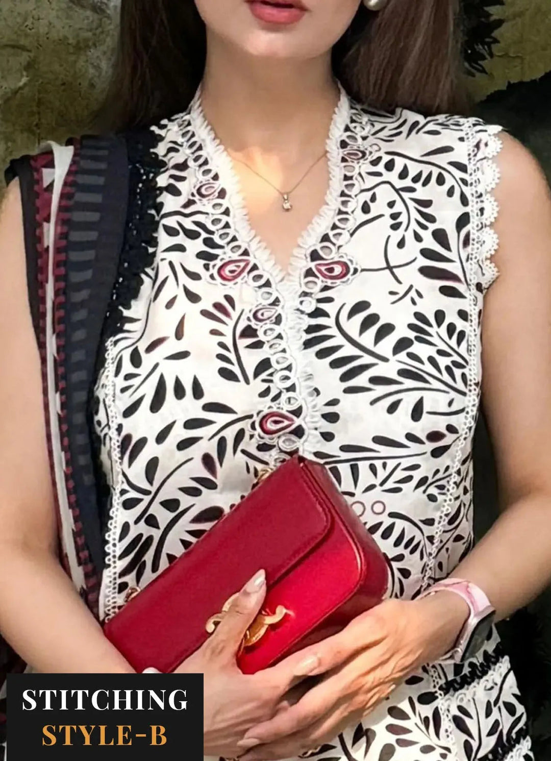 Lila by Sable Vogue Embroidered Lawn Suit Unstitched 3 Piece SV24LI SAL-05-24 - Summer Collection