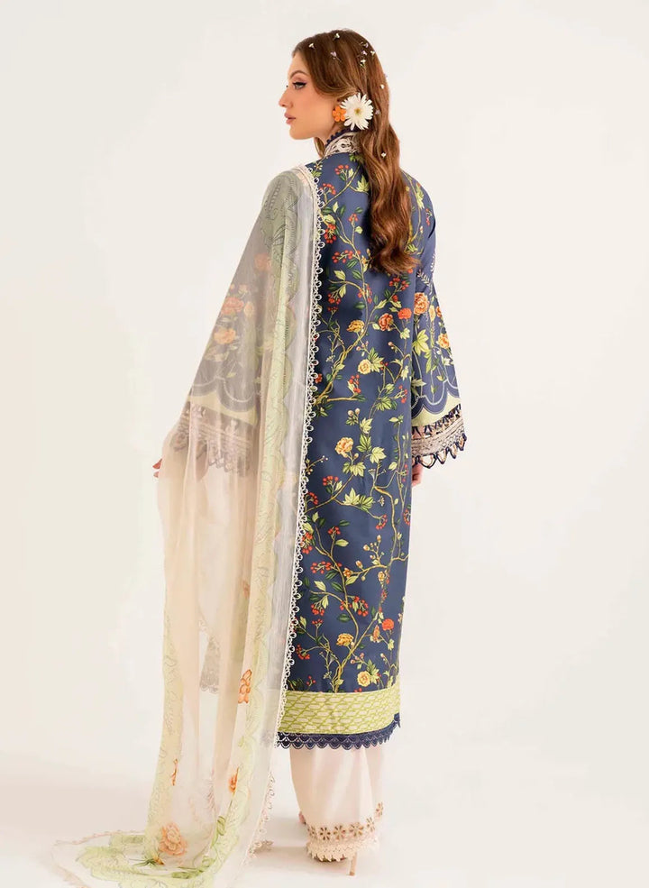 Lila by Sable Vogue Embroidered Lawn Suit Unstitched 3 Piece SV24LI SAL-06-24 - Summer Collection