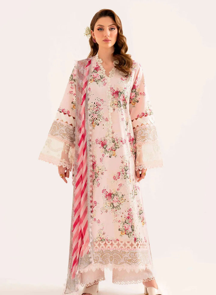 Lila by Sable Vogue Embroidered Lawn Suit Unstitched 3 Piece SV24LI SAL-07-24 - Summer Collection