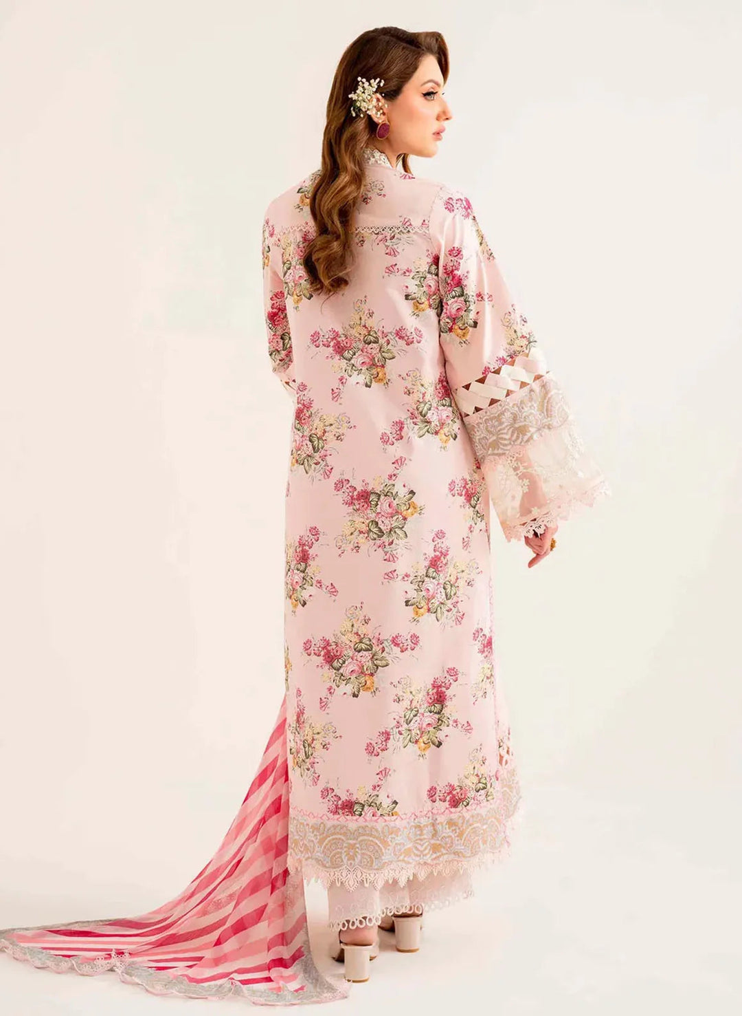 Lila by Sable Vogue Embroidered Lawn Suit Unstitched 3 Piece SV24LI SAL-07-24 - Summer Collection
