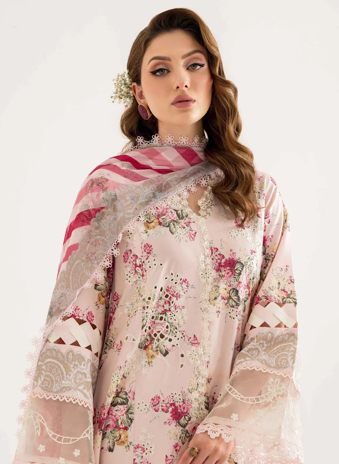 Lila by Sable Vogue Embroidered Lawn Suit Unstitched 3 Piece SV24LI SAL-07-24 - Summer Collection