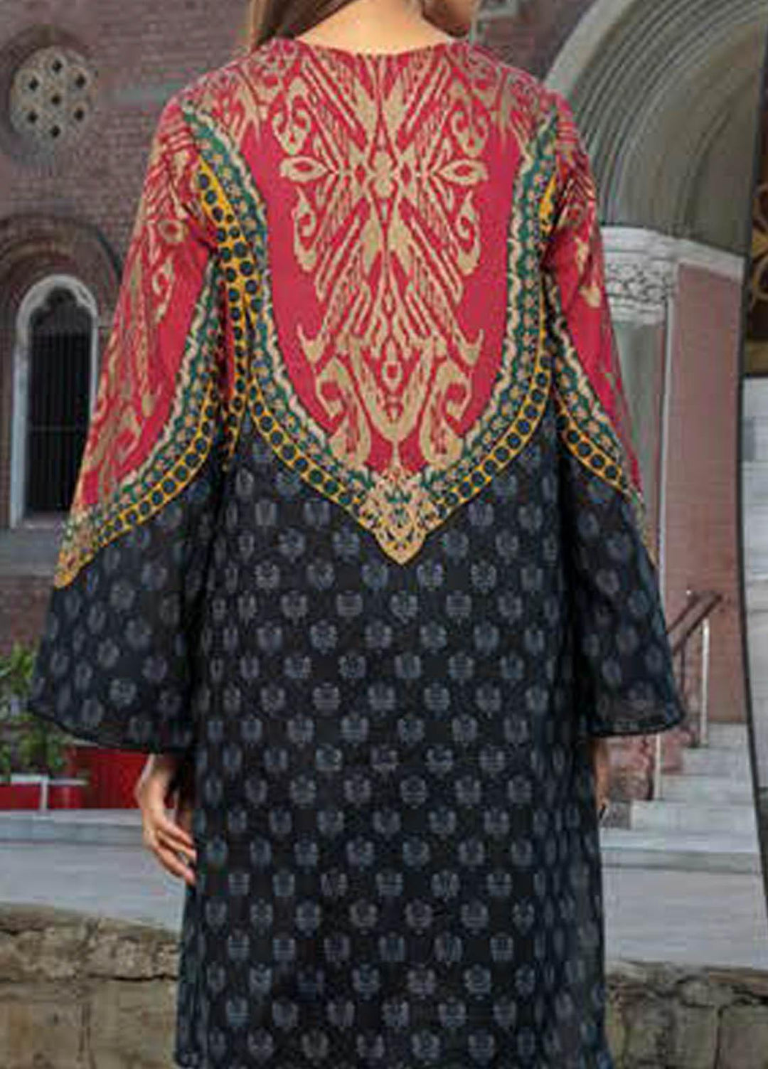 LimeLight Printed Lawn  Unstitched Kurties LL21S U-1027 BEIGE - Summer Collection