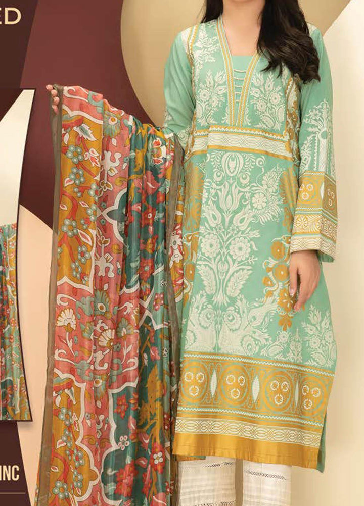 LimeLight Printed Lawn Suits Unstitched 2 Piece LL21S U-1031 ZINC - Summer Collection