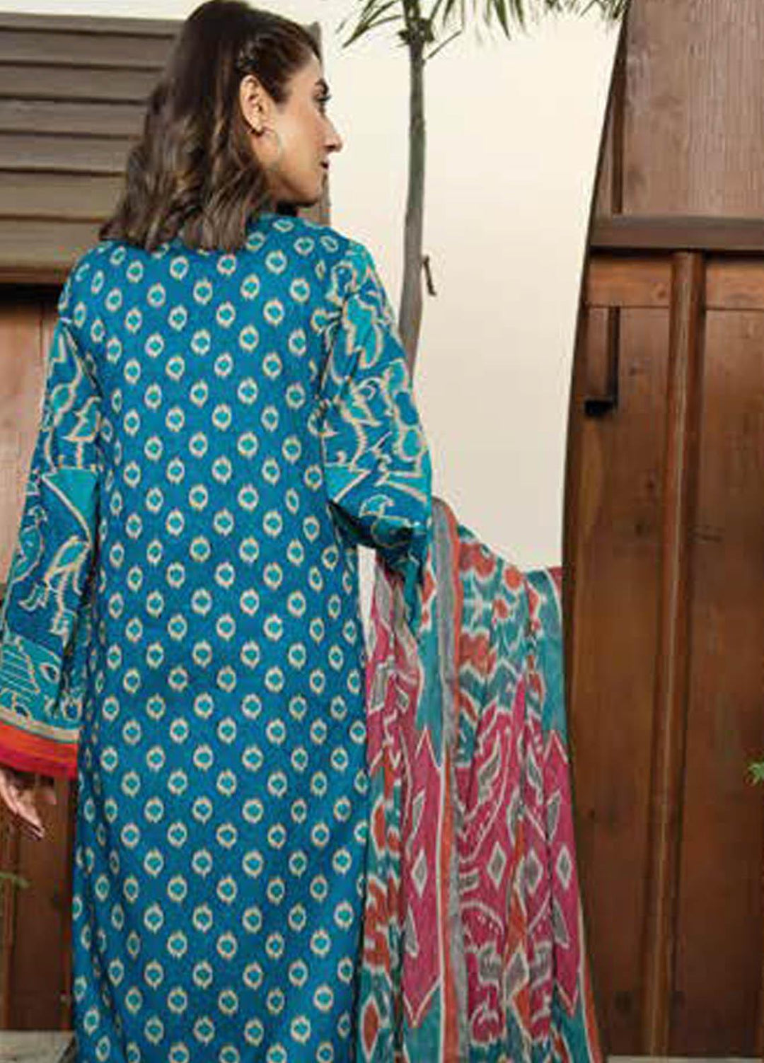 LimeLight Printed Lawn Suits Unstitched 2 Piece LL21S U-1063 BLUE - Summer Collection