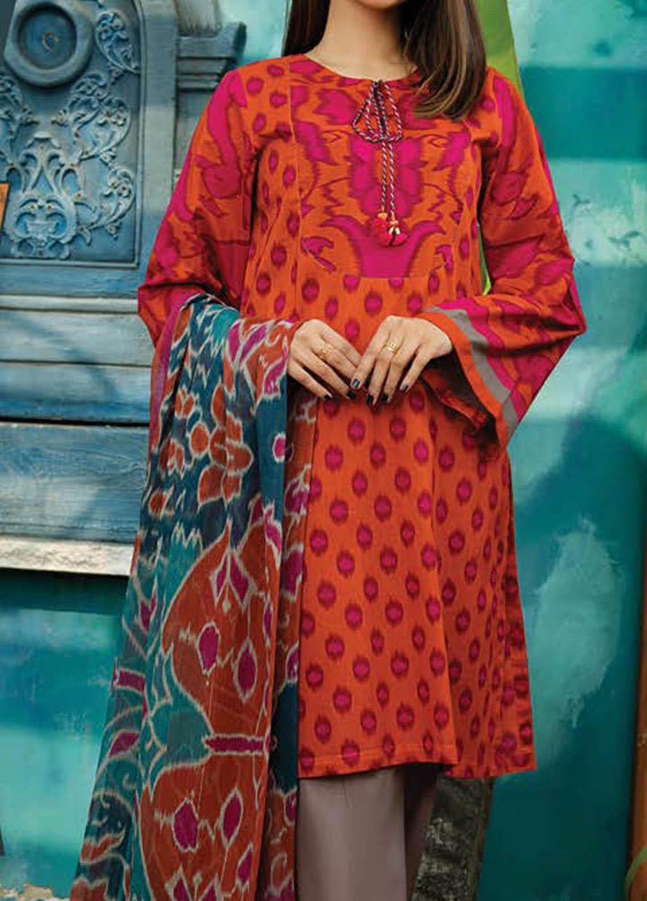 LimeLight Printed Lawn Suits Unstitched 2 Piece LL21S U-1063 PINK - Summer Collection