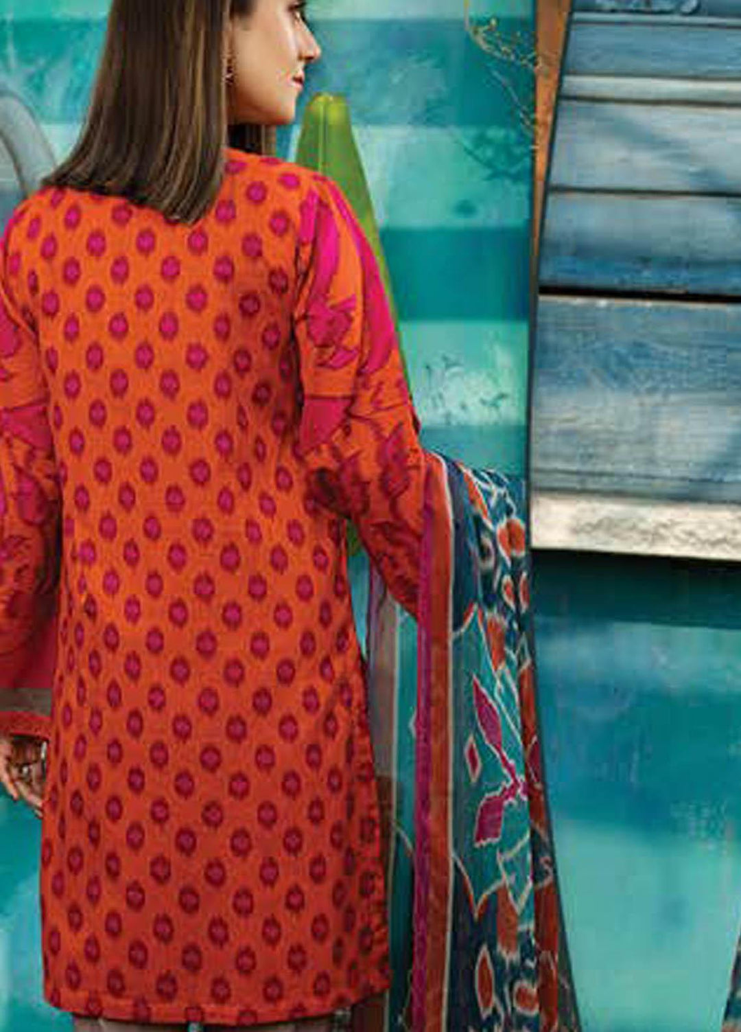 LimeLight Printed Lawn Suits Unstitched 2 Piece LL21S U-1063 PINK - Summer Collection