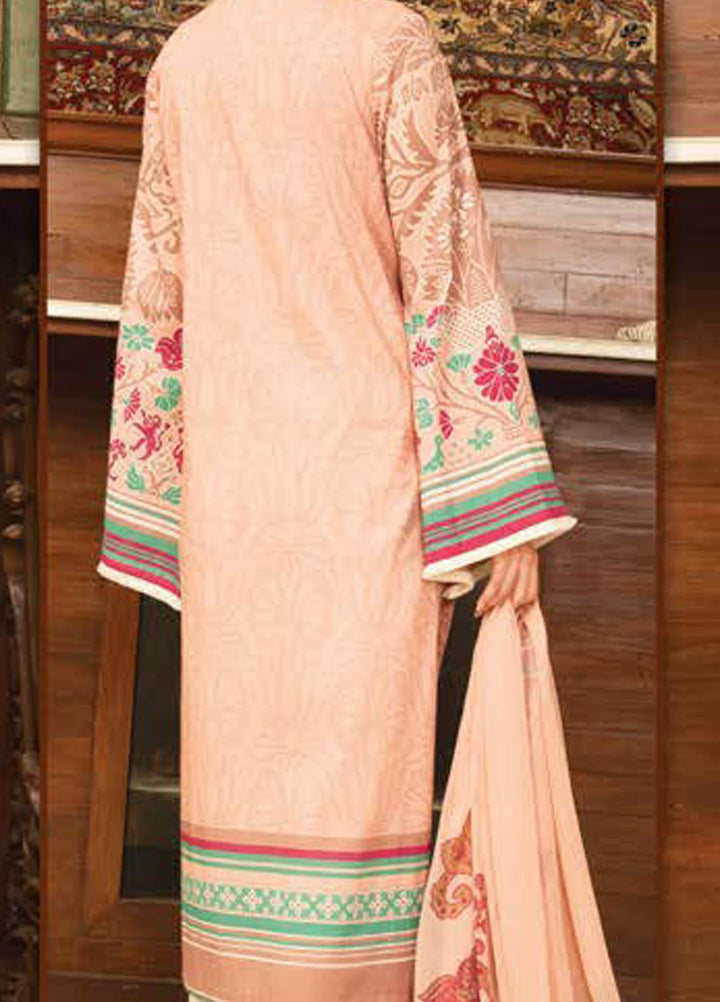 LimeLight Printed Lawn Suits Unstitched 2 Piece LL21S U-1142 PINK - Summer Collection