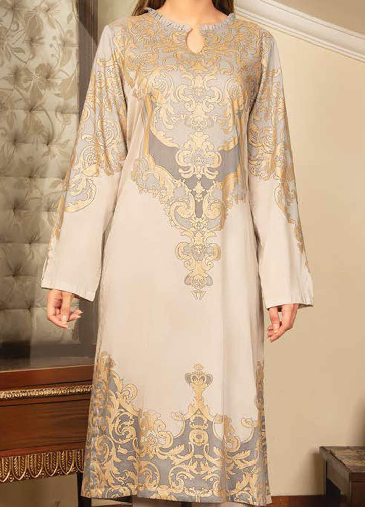 LimeLight Printed Lawn  Unstitched Kurties LL21S U-1173 GREY - Summer Collection