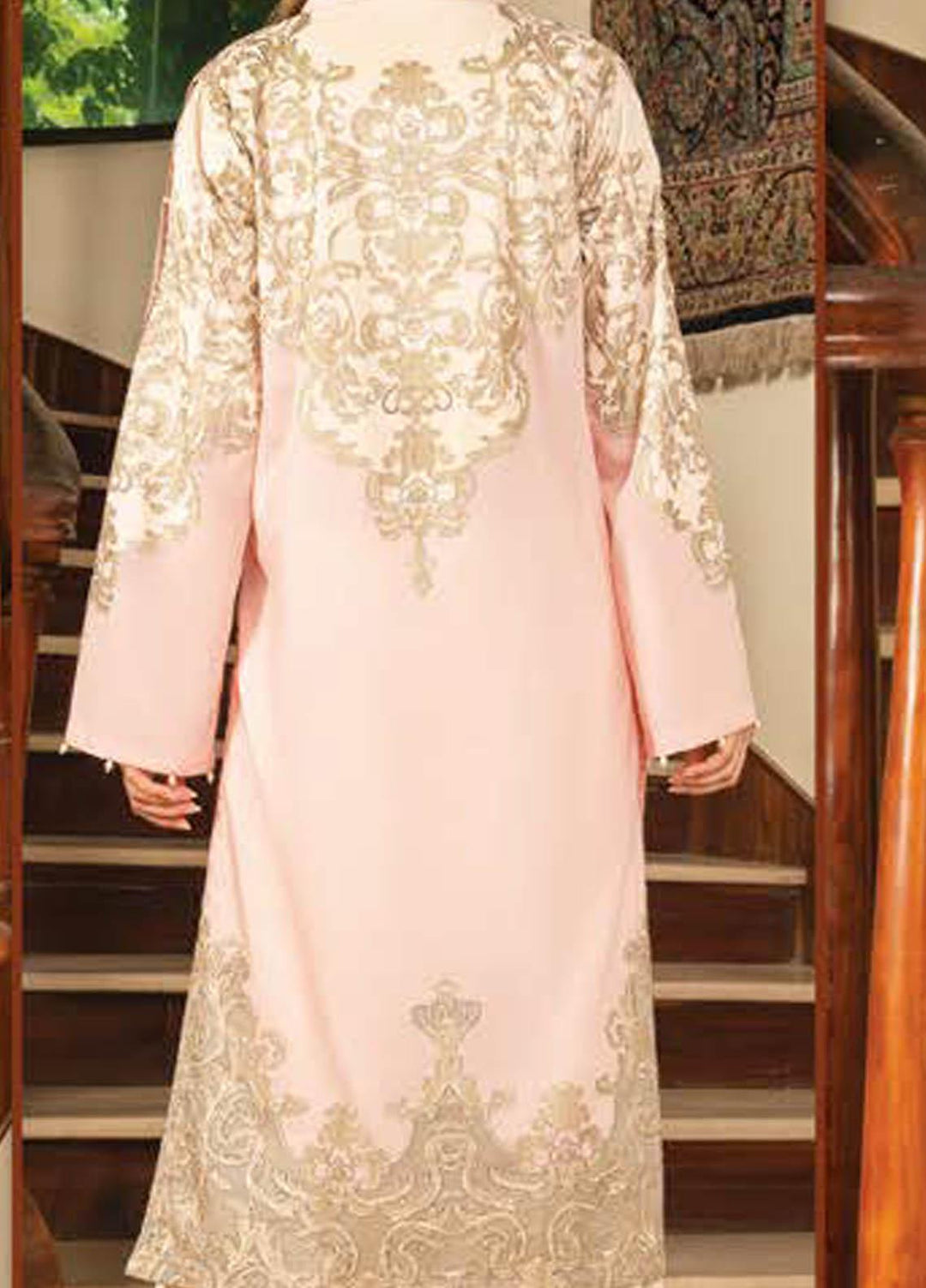 LimeLight Printed Lawn  Unstitched Kurties LL21S U-1173 PINK - Summer Collection