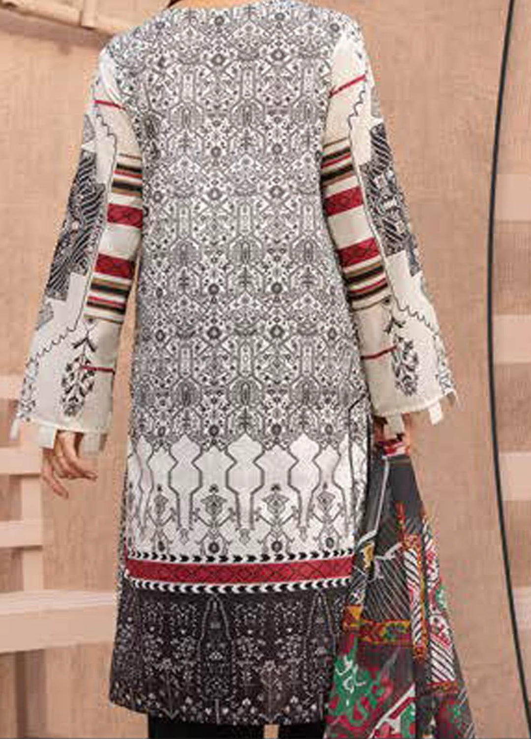 LimeLight Printed Lawn Suits Unstitched 2 Piece LL21S U-1183 GREY - Summer Collection
