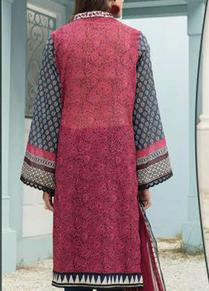 LimeLight Printed Lawn Suits Unstitched 2 Piece LL21S U-1383 BLUE - Summer Collection