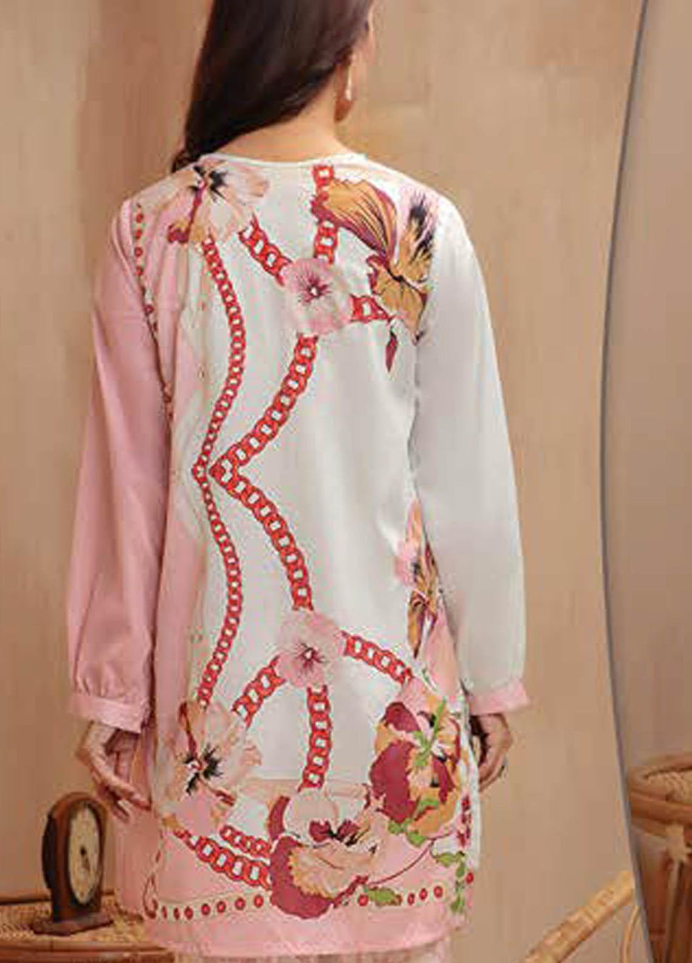 LimeLight Printed Lawn Suits Unstitched 2 Piece LL21S U-1429 PINK - Summer Collection