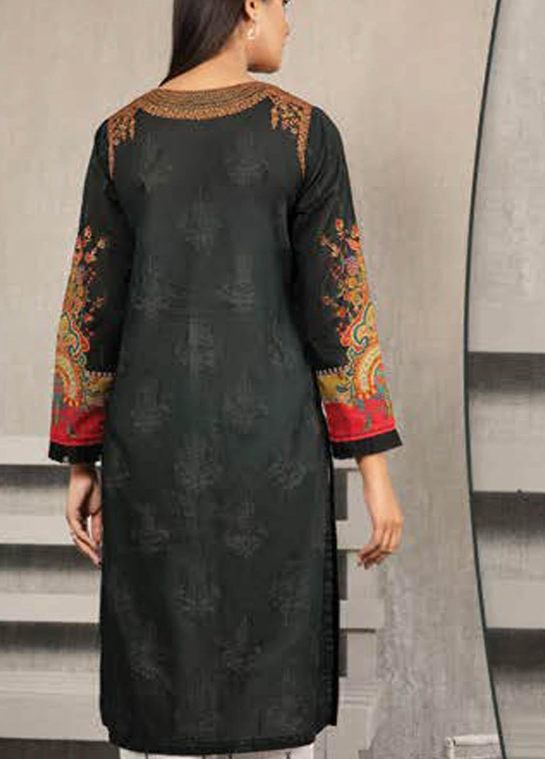 LimeLight Printed Lawn Suits Unstitched 2 Piece LL21S U-1440 BLACK - Summer Collection